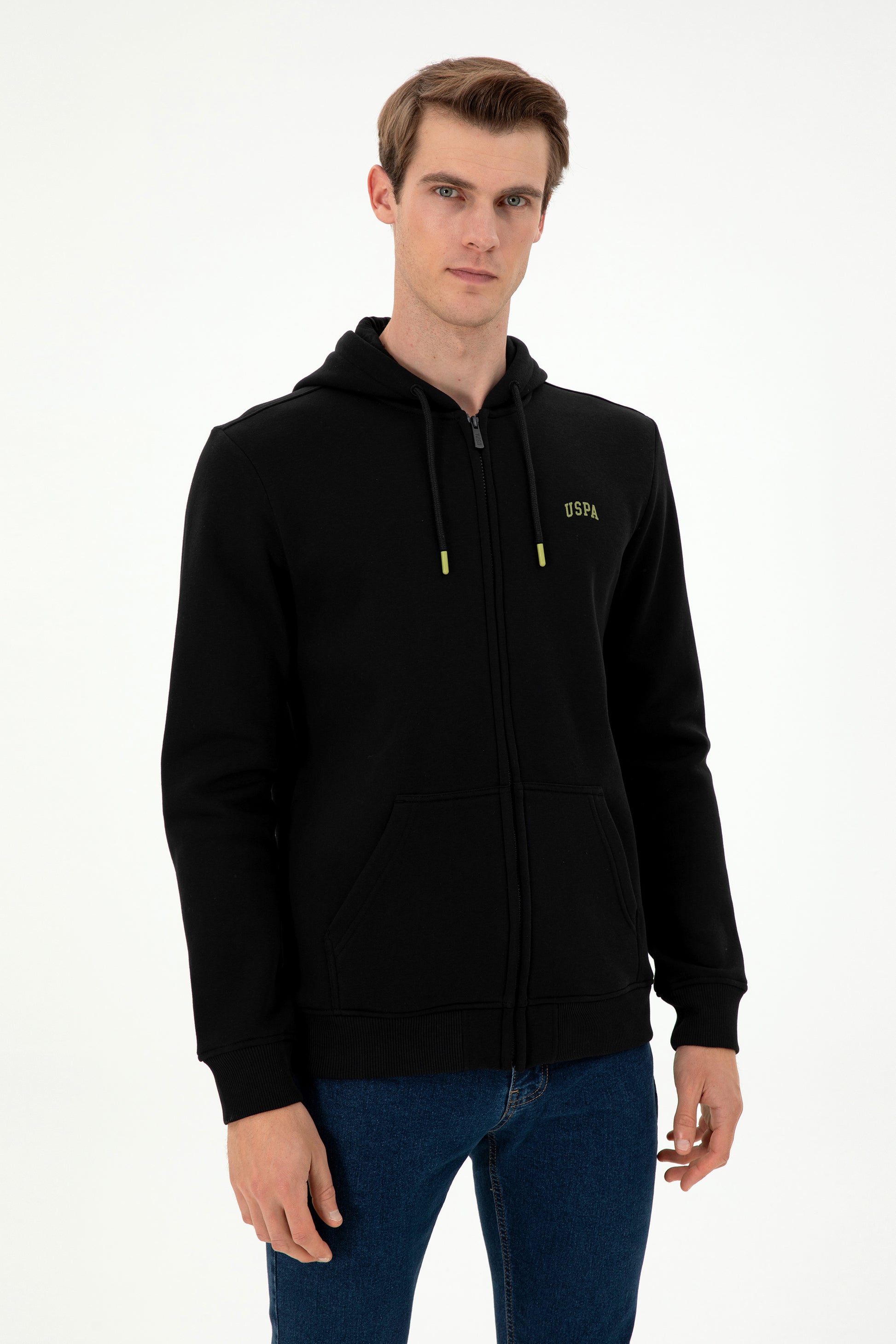 Men's Black Knitted Cardigan