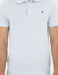 Light Blue Slim Fit Basic T-Shirt