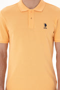 Men's Slim Fit Polo Neck Melon Basic T-Shirt