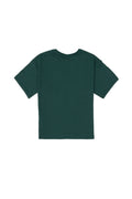 Boys' Dark Green Comfort Basic Crew Neck T-Shirt