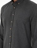Anthracite Slim Fit Long Sleeve Shirt