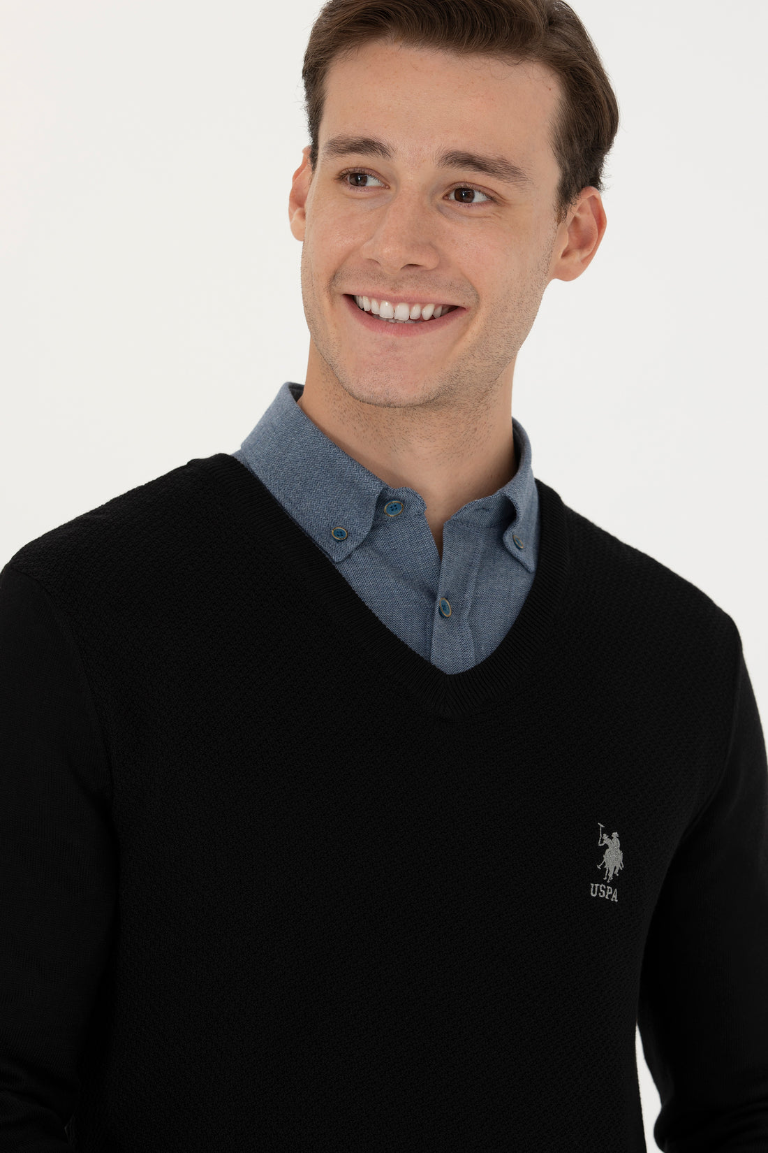 Men's Black Basic Sweater