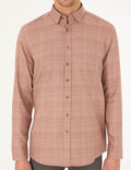 Orange Regular Fit Long Sleeve Shirt