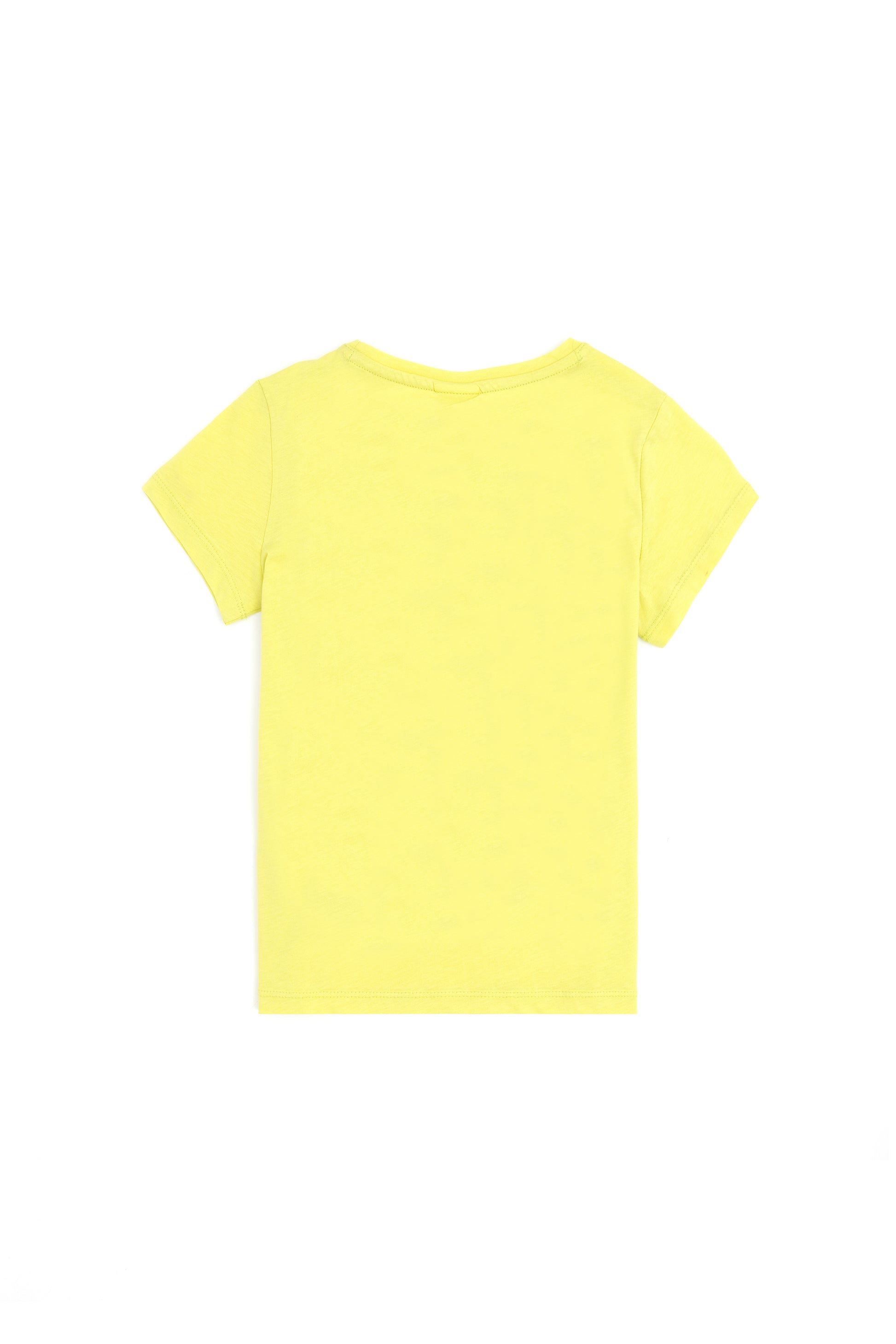 Girl's Peanut Green Crew Neck T-Shirt