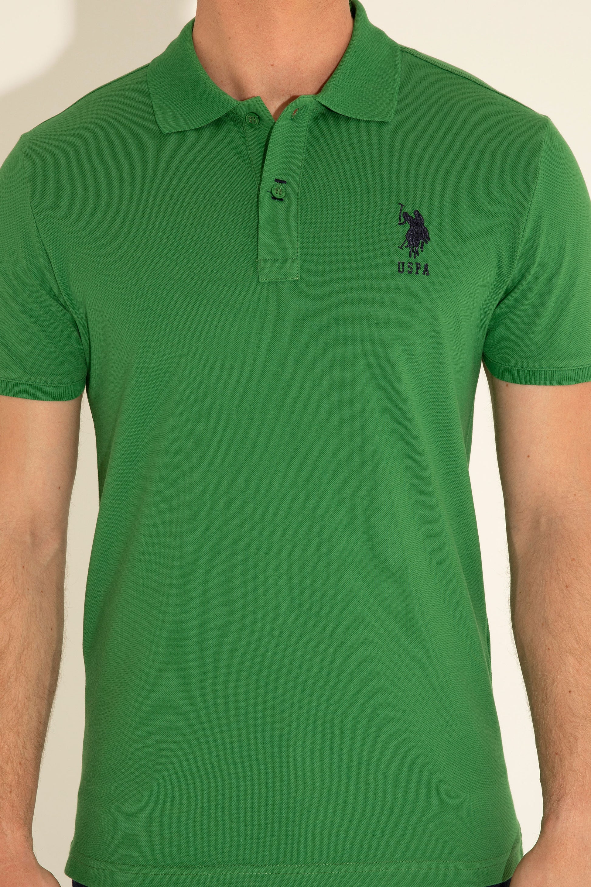 Men's Green Basic T-Shirt