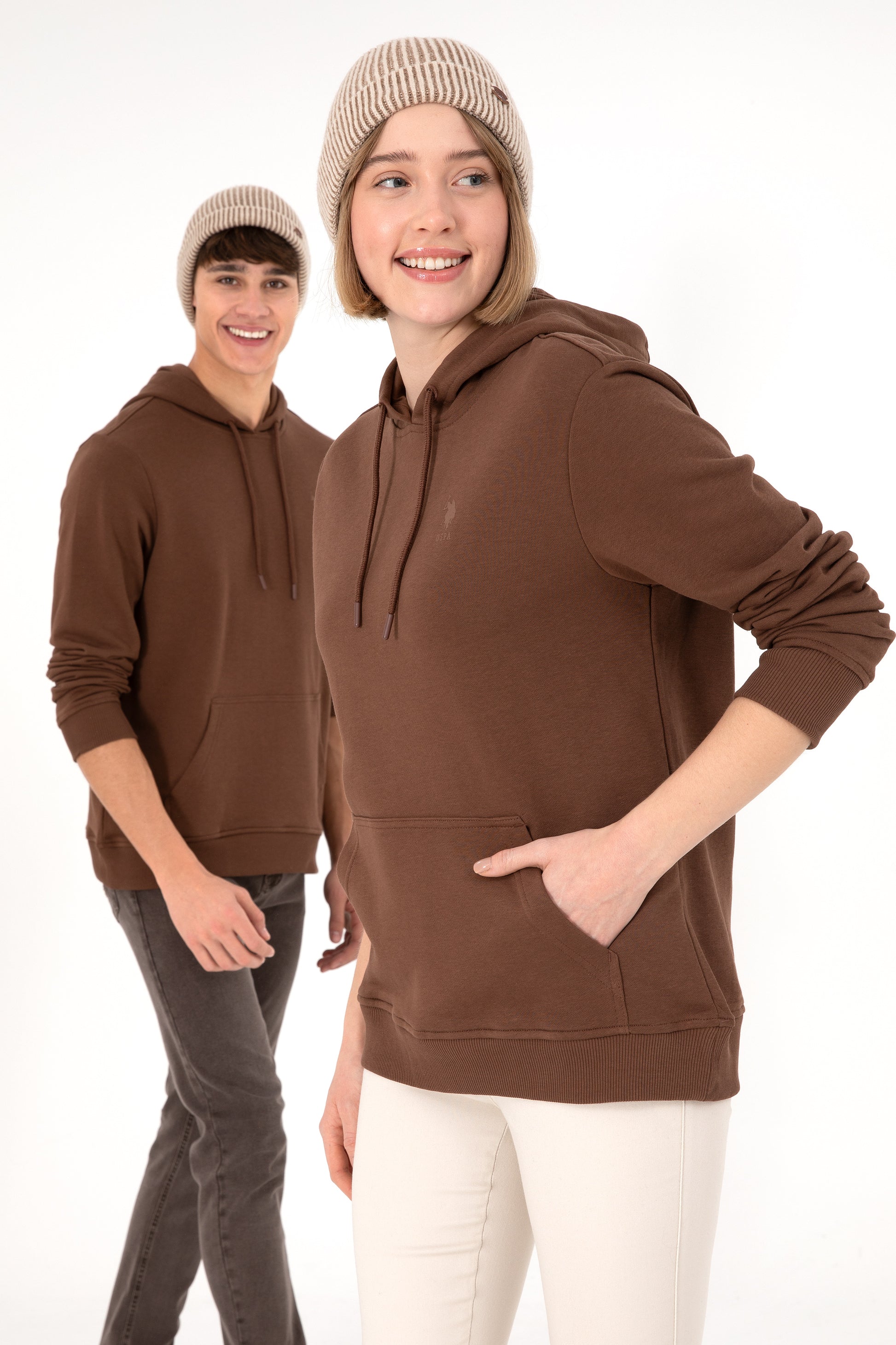 Men's Brown Basic Sweatshirt