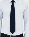 Light Blue Regular Fit Long Sleeve Basic Shirt