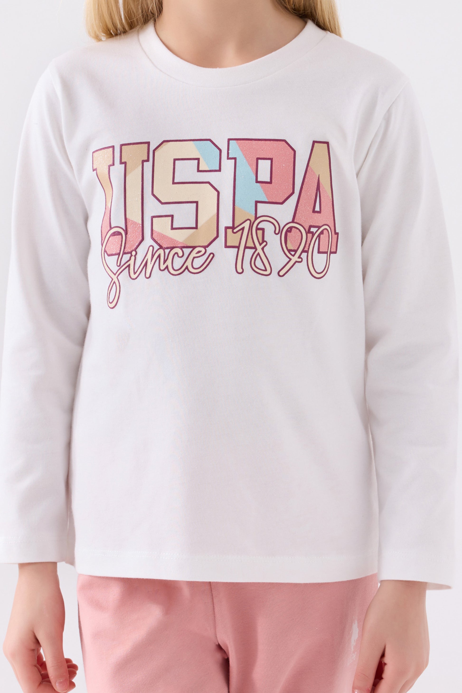 Girls' Cream Pajamas Set