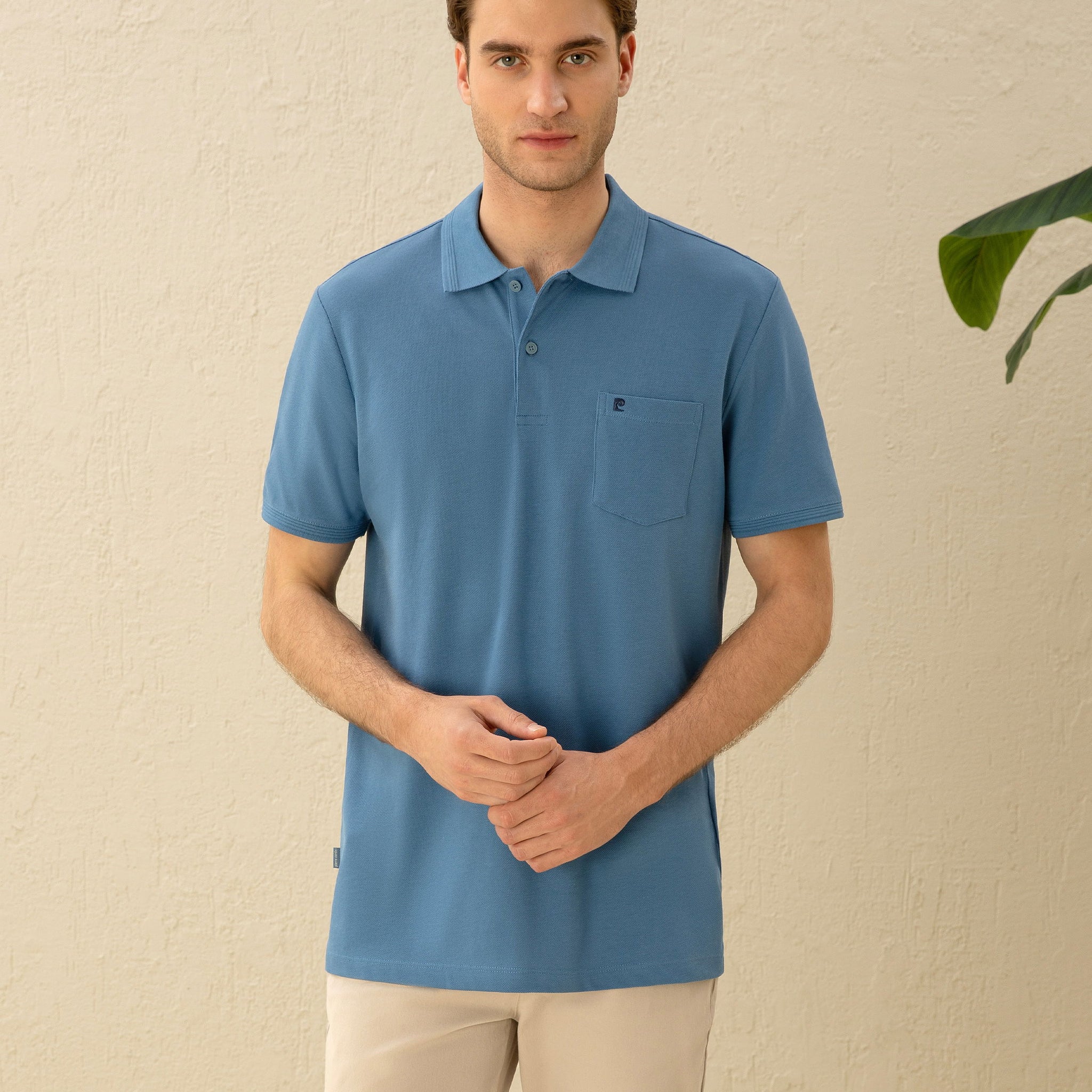 Dark Blue Regular Fit Basic T-Shirt