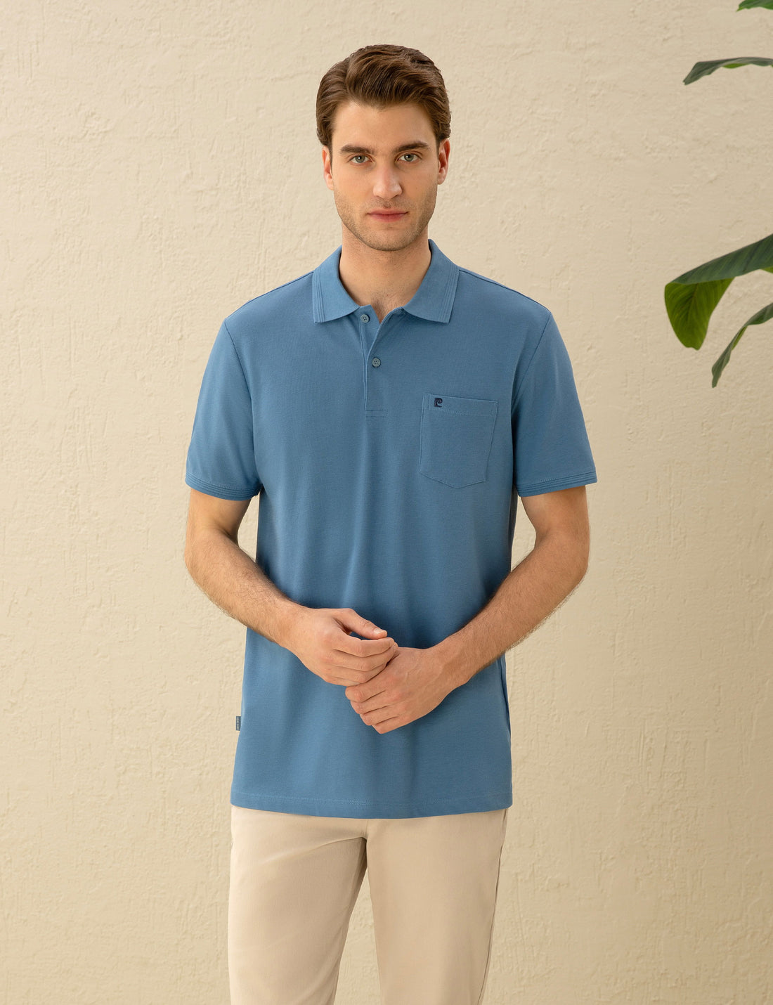 Dark Blue Regular Fit Basic T-Shirt