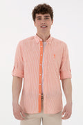 Men's Pomegranate Flower Long Sleeve Shirt