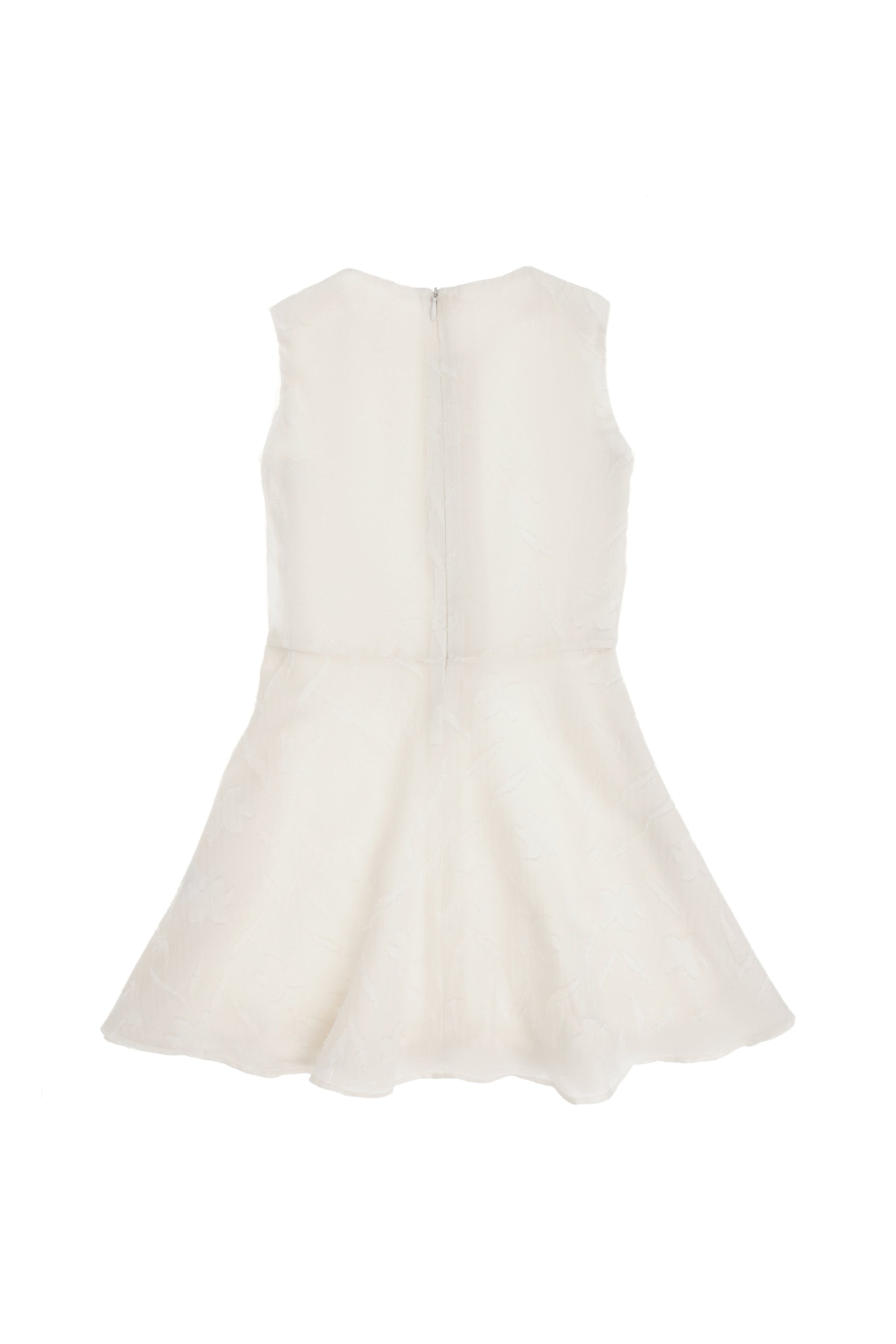 Girls' Ecru Knit Dress