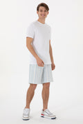 Men's Regular Fit Crew Neck White T-Shirt
