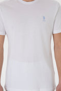 Men's Regular Fit Crew Neck White T-Shirt