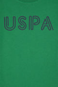 Boy's Green Basic Crew Neck T-Shirt