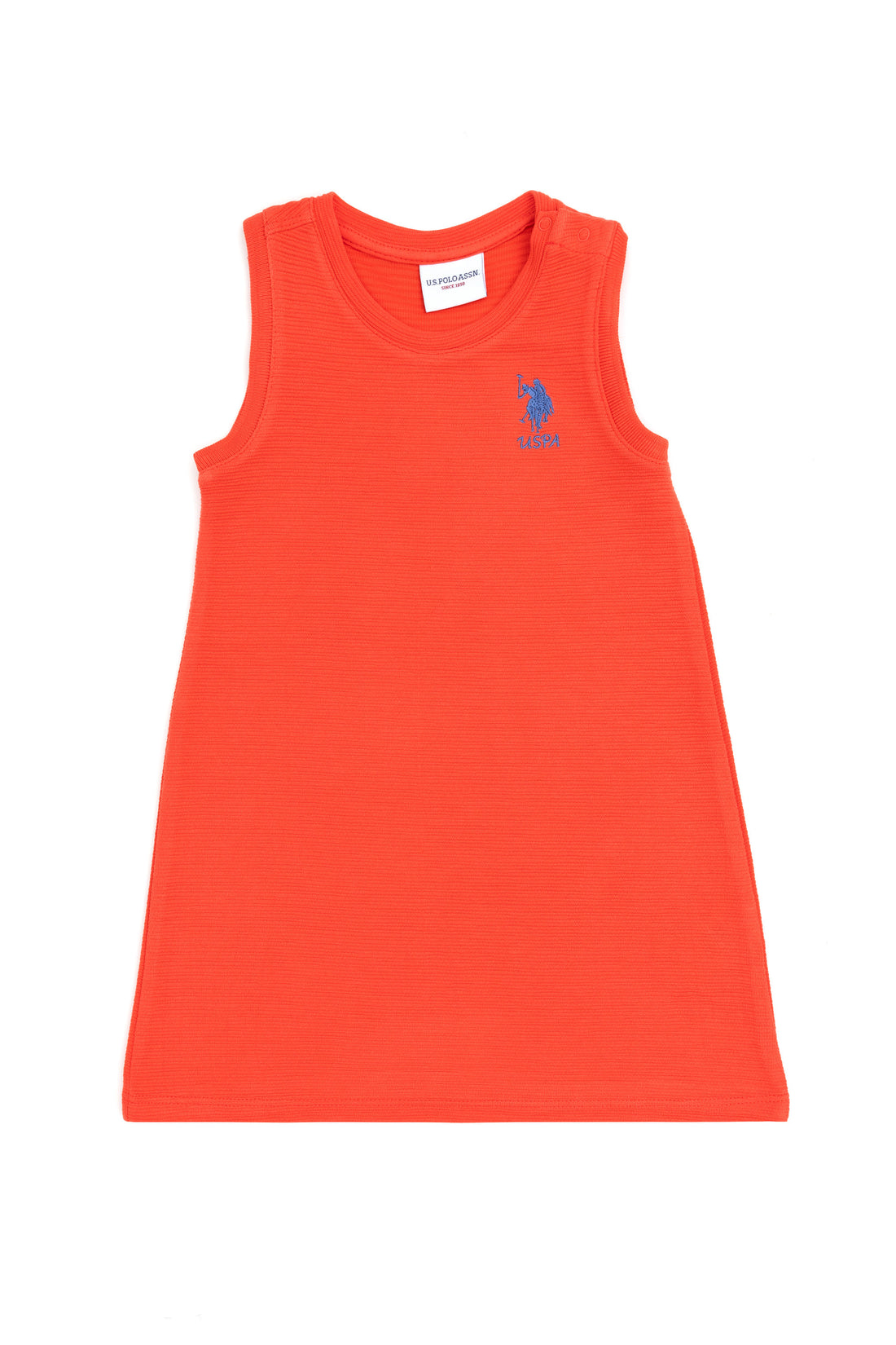 Baby Girl Pomegranate Flower Sleeveless Knitted Dress