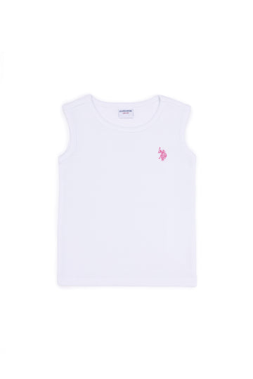 Kids White Tank Top