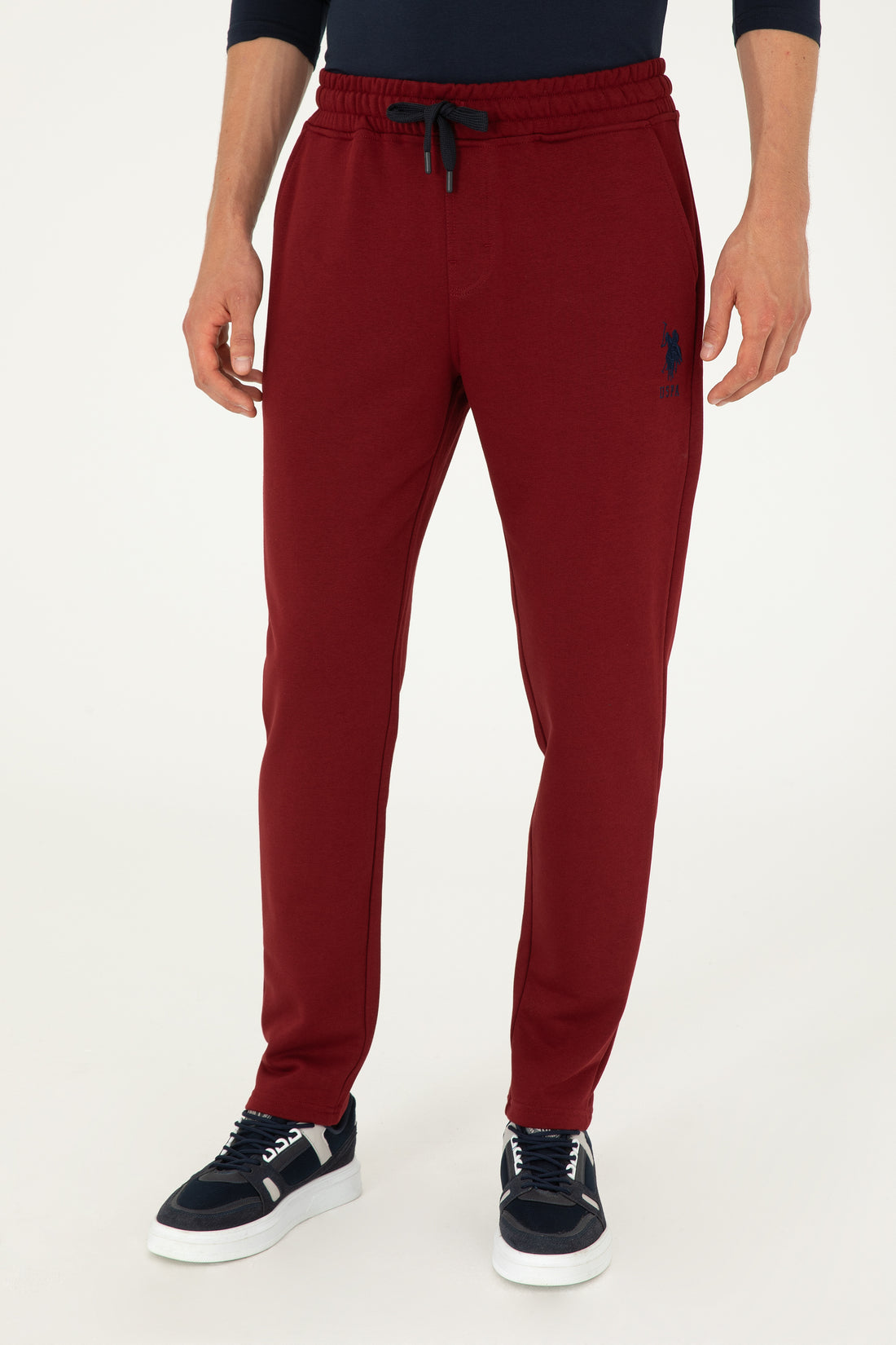 Men's Burgundy Sweatpants