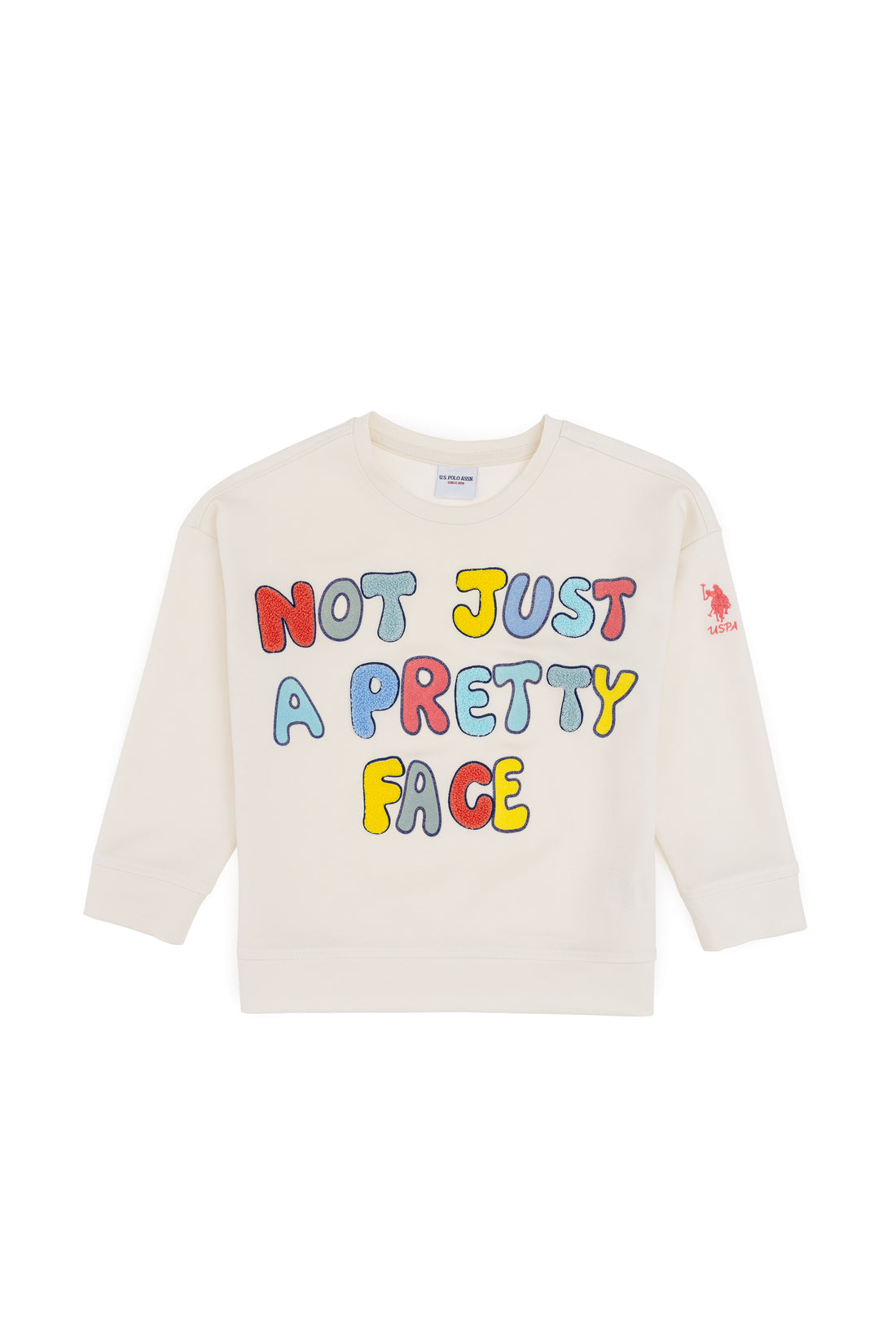 Girl's Cream Sweatshirt