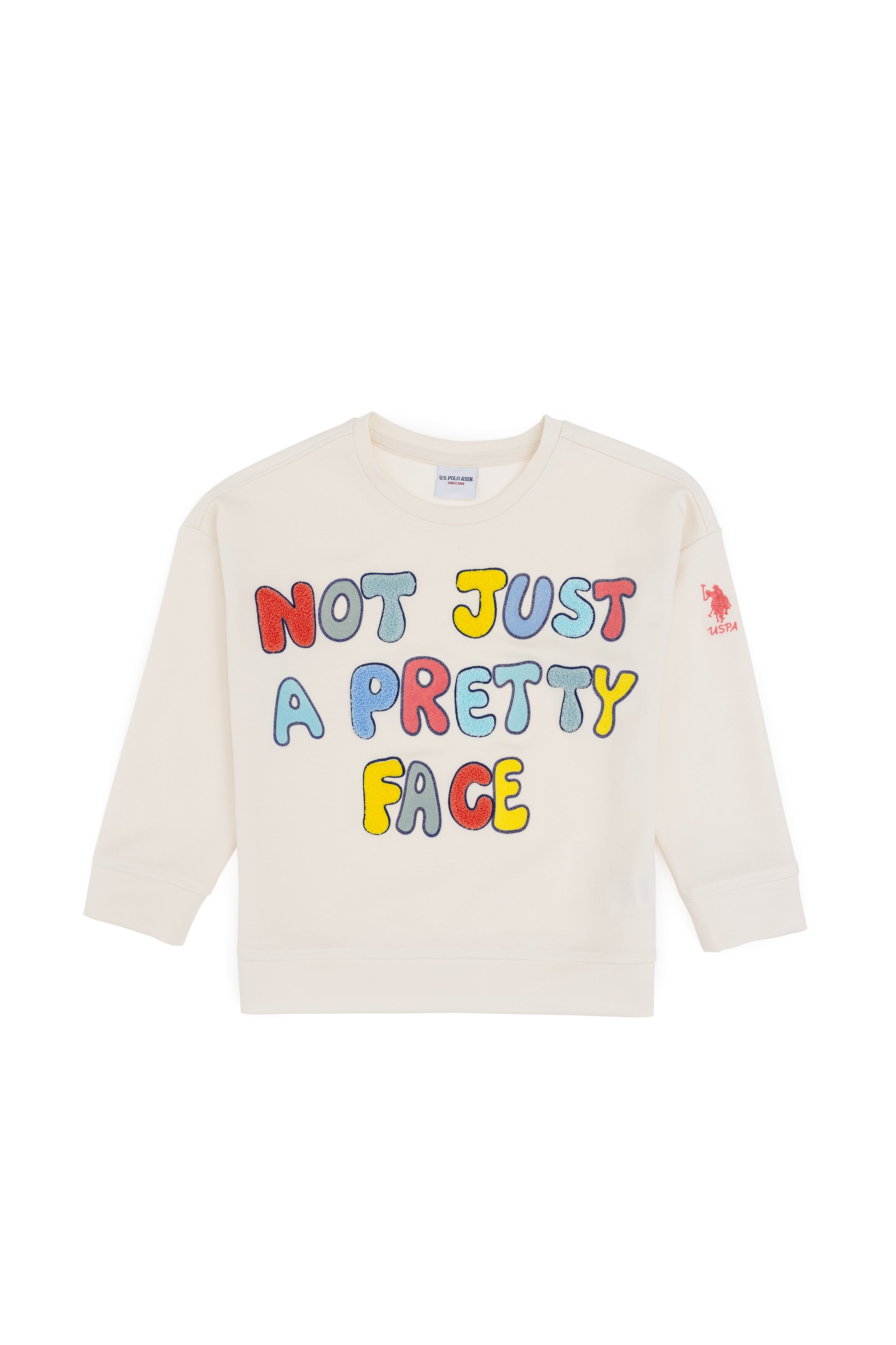 Girl's Cream Sweatshirt