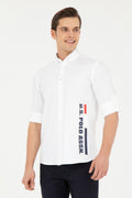 Men's White Long Sleeve Shirt