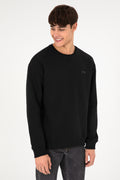 Men's Black Basic Sweatshirt