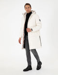 Ecru Regular Fit Coat