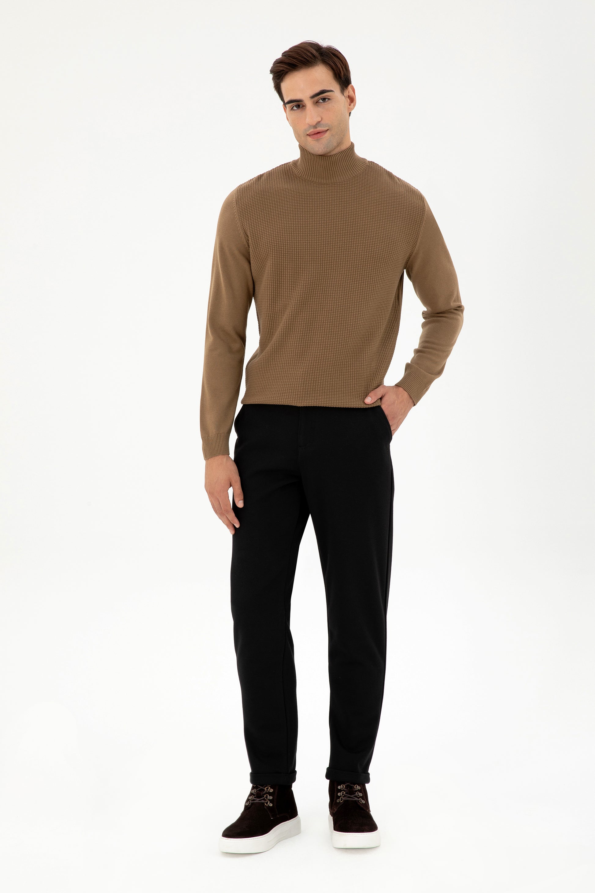 Men's Black Canvas Pants