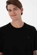 Men's Comfort Fit Crew Neck Black T-Shirt