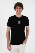 Men's Regular Fit Crew Neck Black T-Shirt