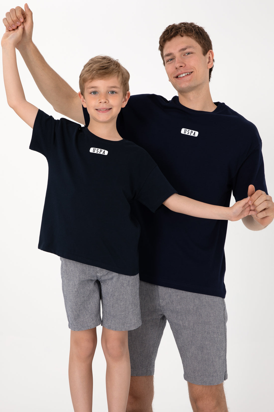 Men's Oversize Fit Crew Neck Navy T-Shirt