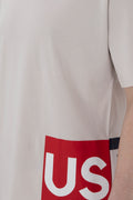 Men's Comfort Fit Crew Neck Light Grey T-Shirt