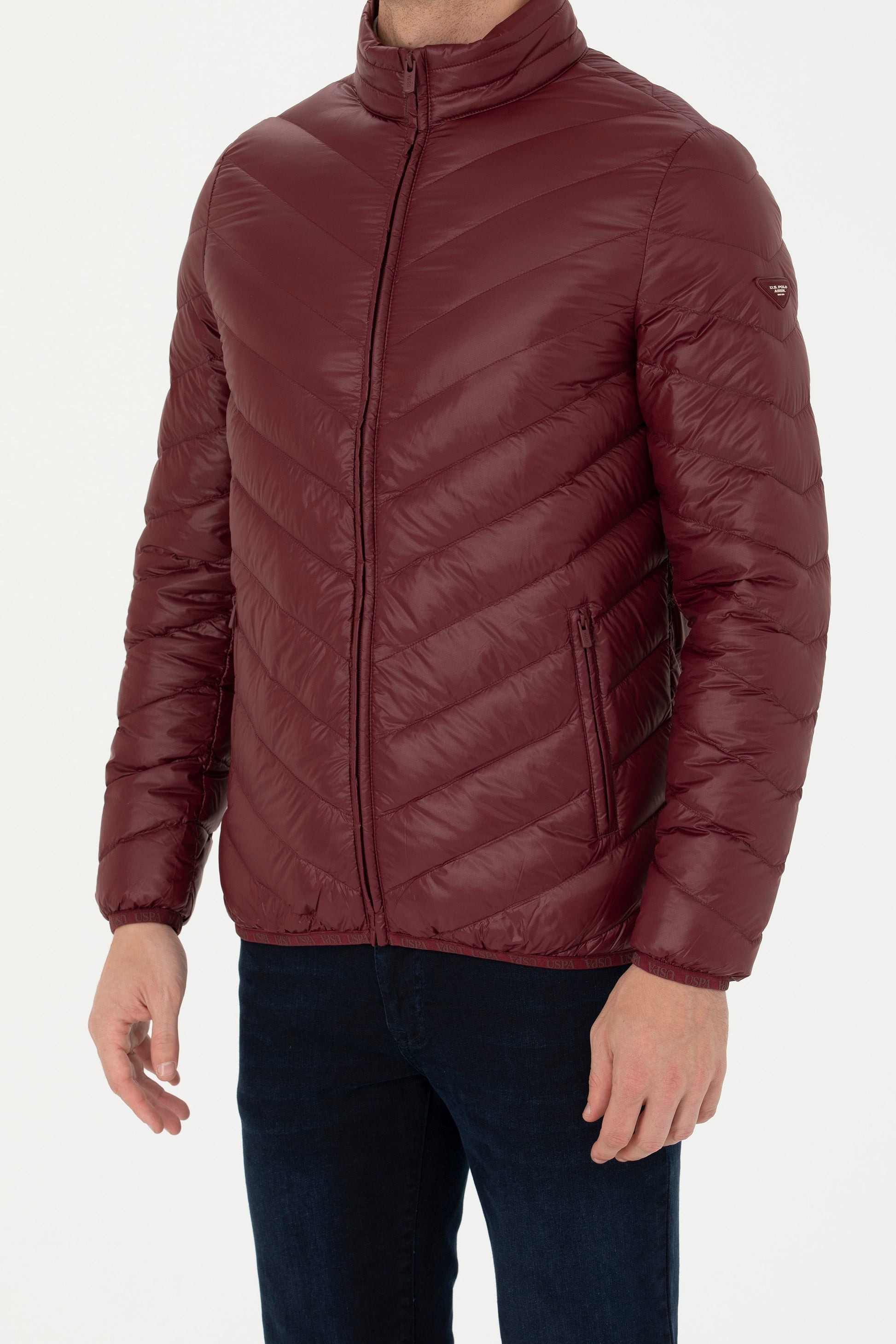 Men's Burgundy Coat