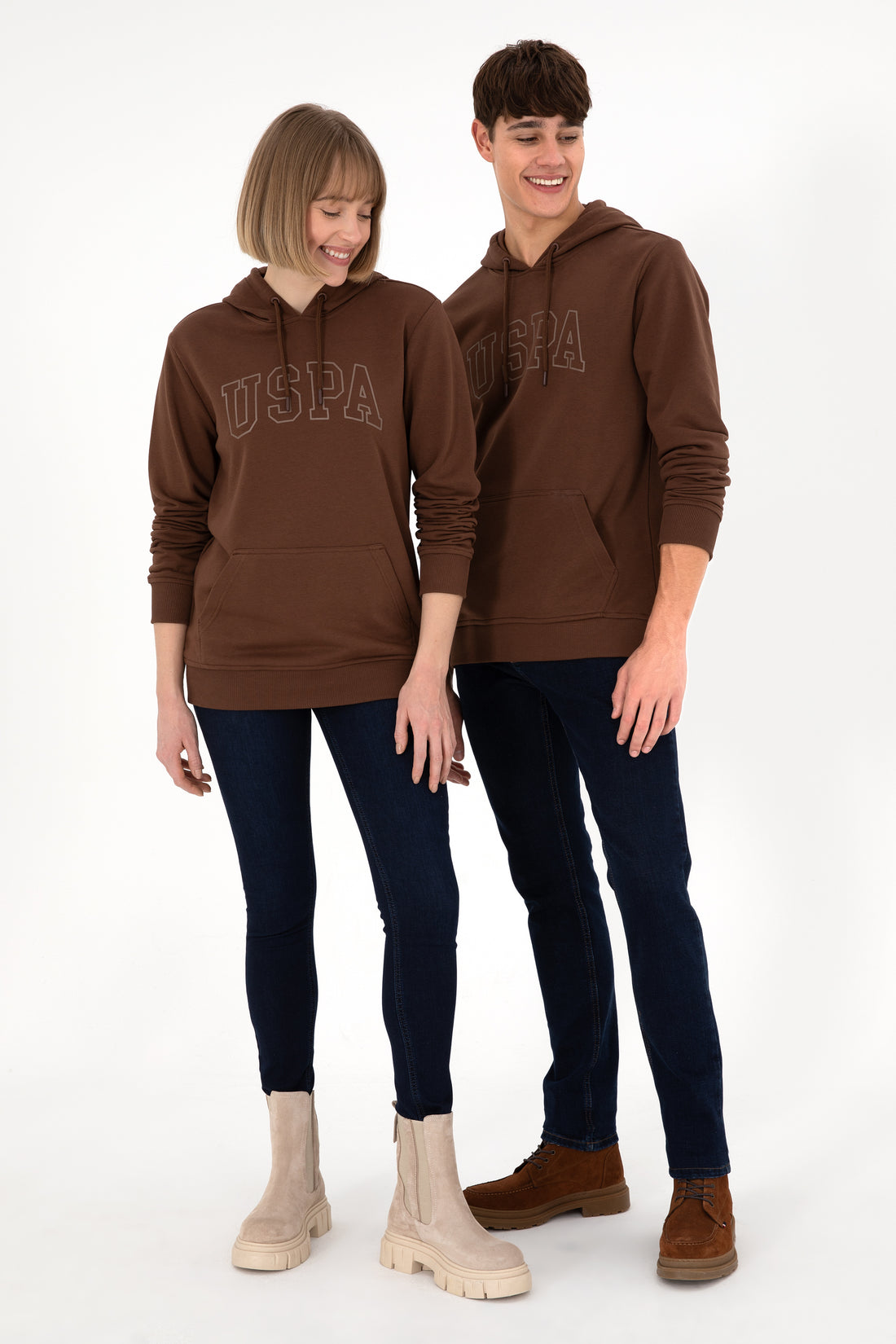Men's Brown Basic Sweatshirt
