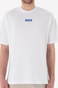 Men's Oversize Fit Crew Neck White T-Shirt