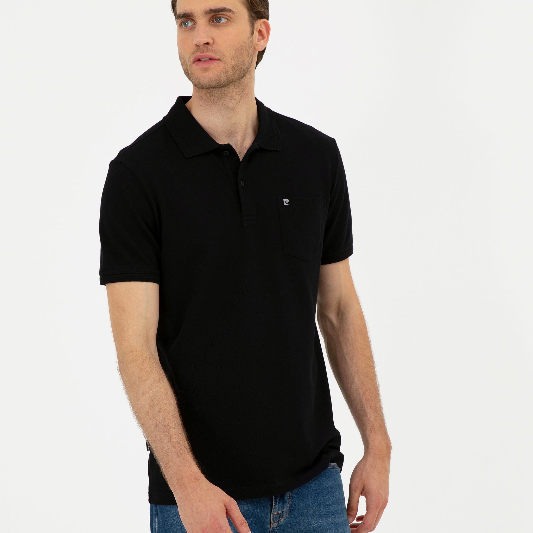 Black Regular Fit Basic T-Shirt