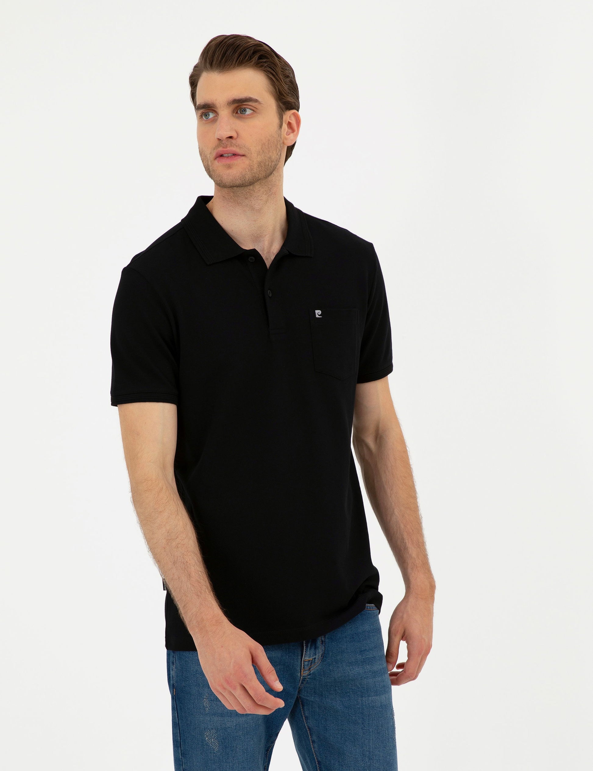 Black Regular Fit Basic T-Shirt