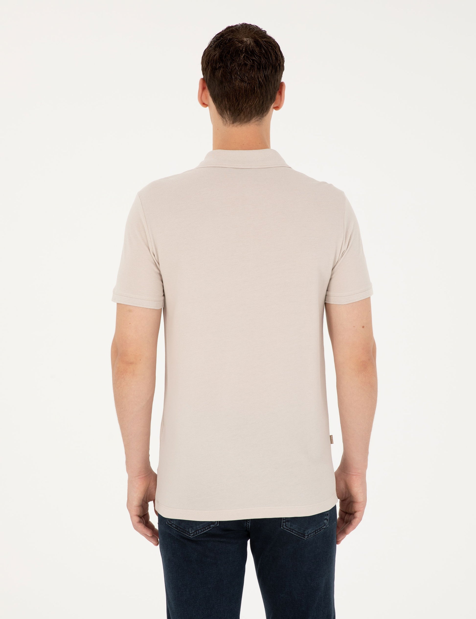 Stone Slim Fit Basic T-Shirt