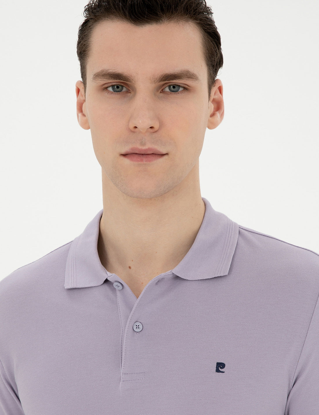 Lilac Slim Fit Basic T-Shirt