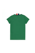 Boy's Green Basic Polo Neck T-Shirt
