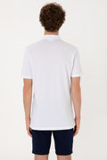 Men's Regular Fit Polo Neck Turquoise T-shirt