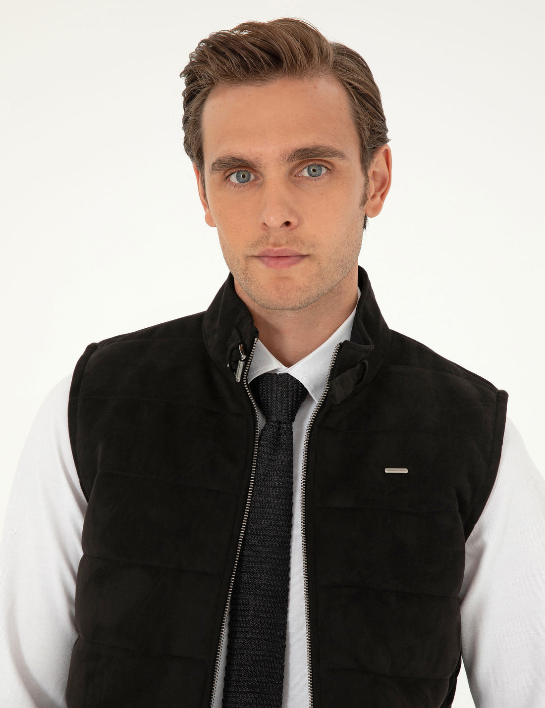 Black Leather Vest