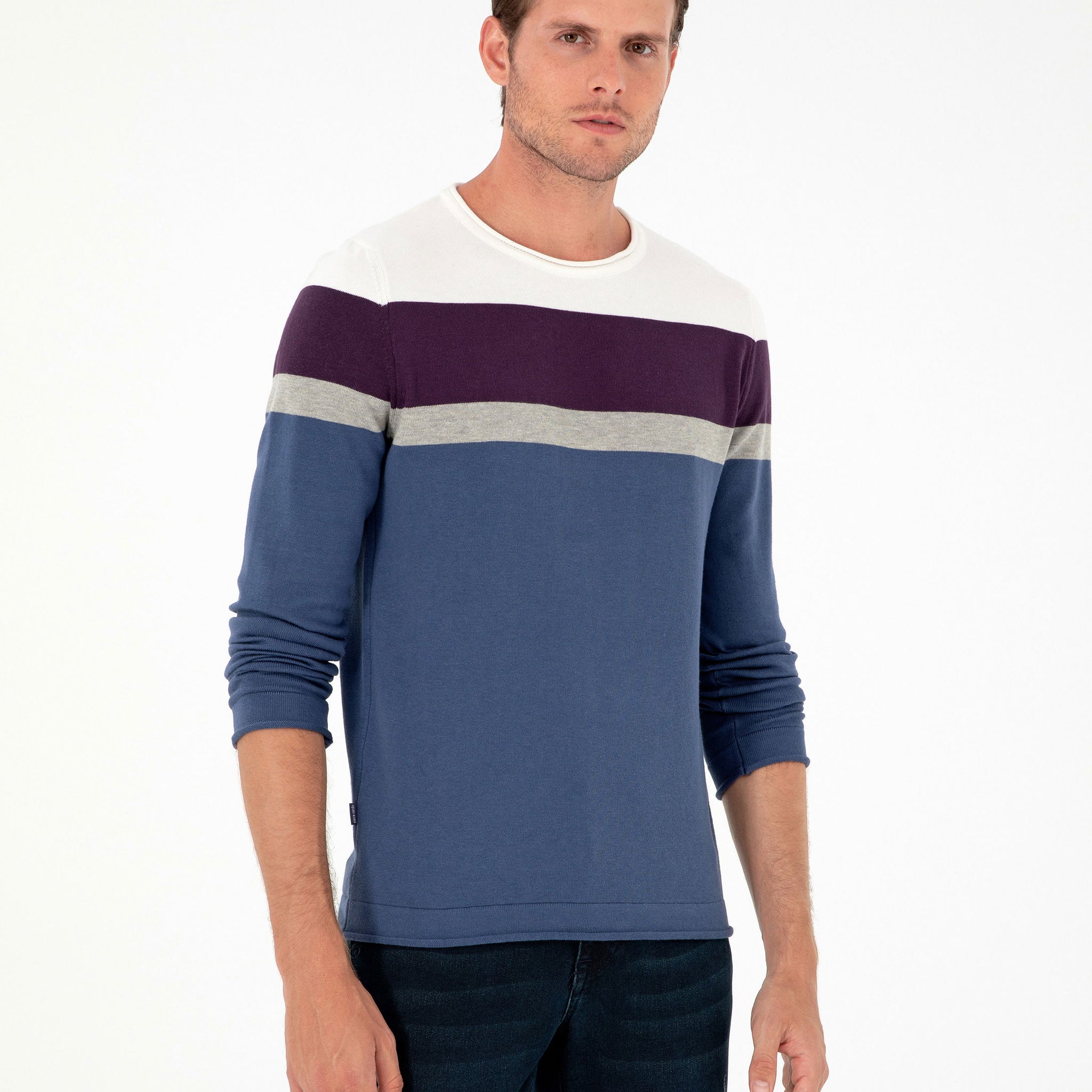 Indigo Slim Fit Sweater