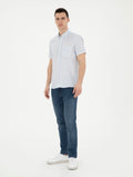 Light Blue Regular Fit Short Sleeve Shirt