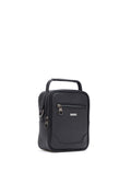 Men's Black Strap Handbag