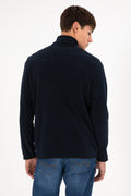 Men's Navy Blue Basic Sweatshirt