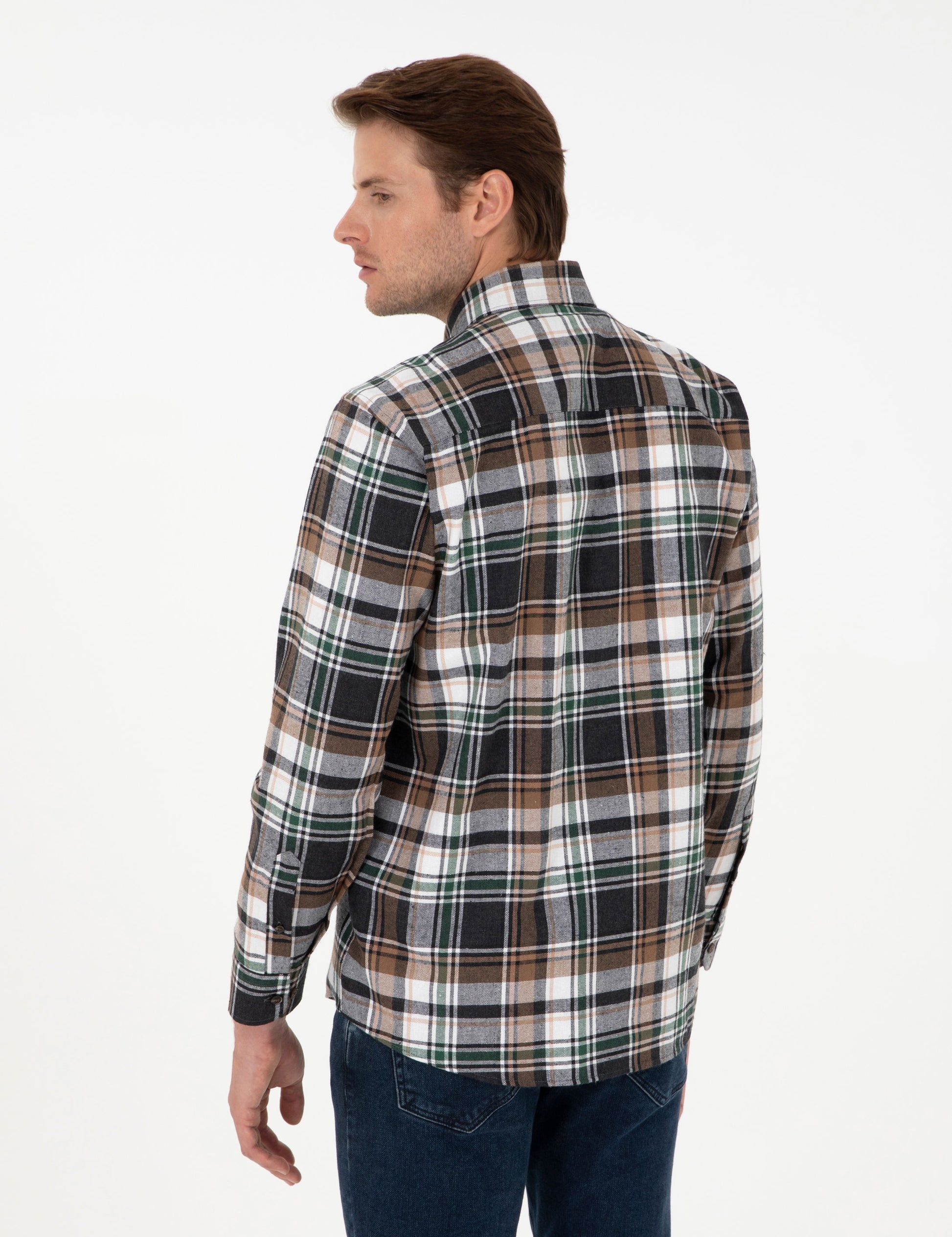 Brown Comfort Fit Lumberjack Shirt
