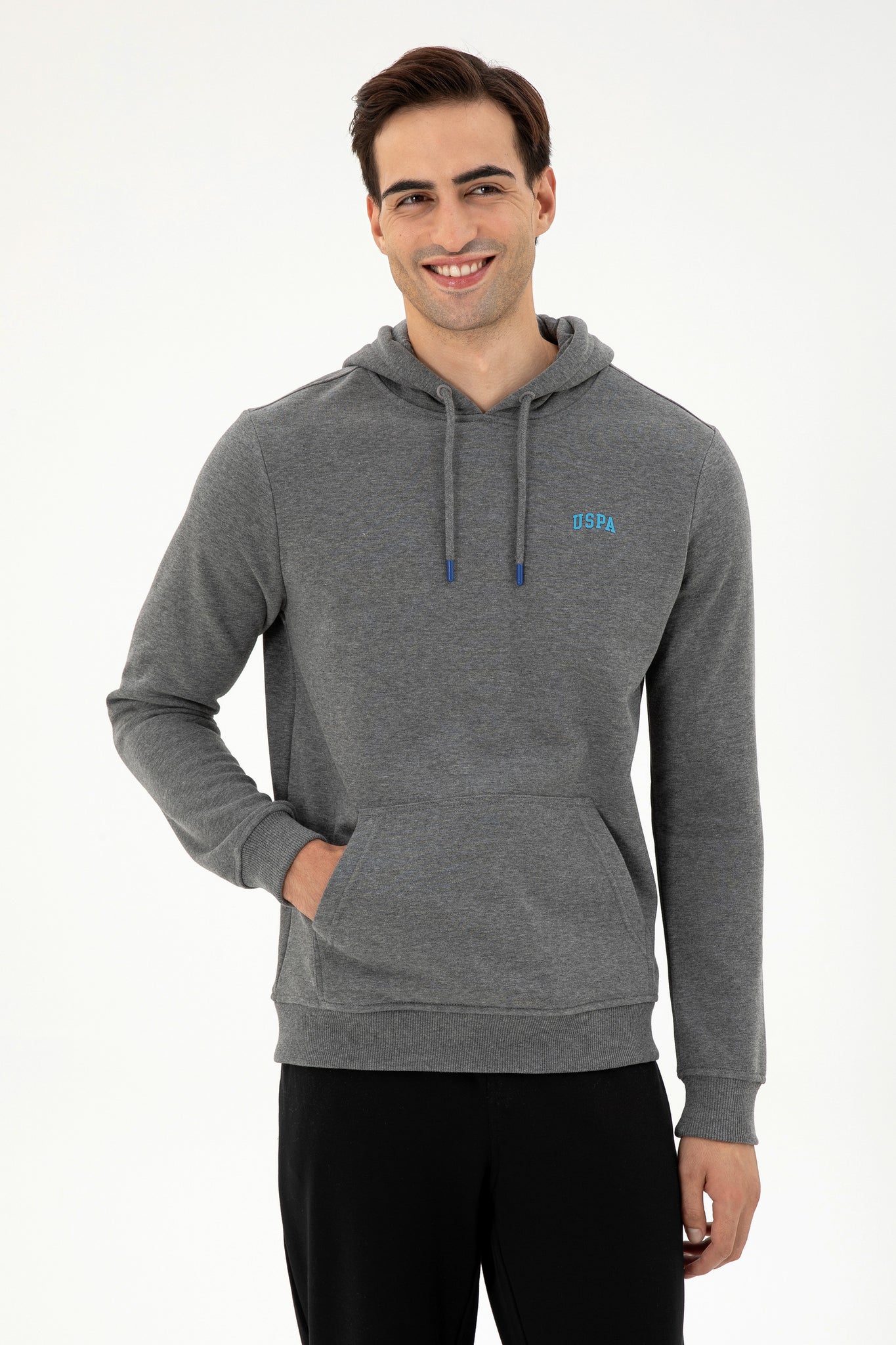 Men's Anthracite Melange Basic Sweatshirt