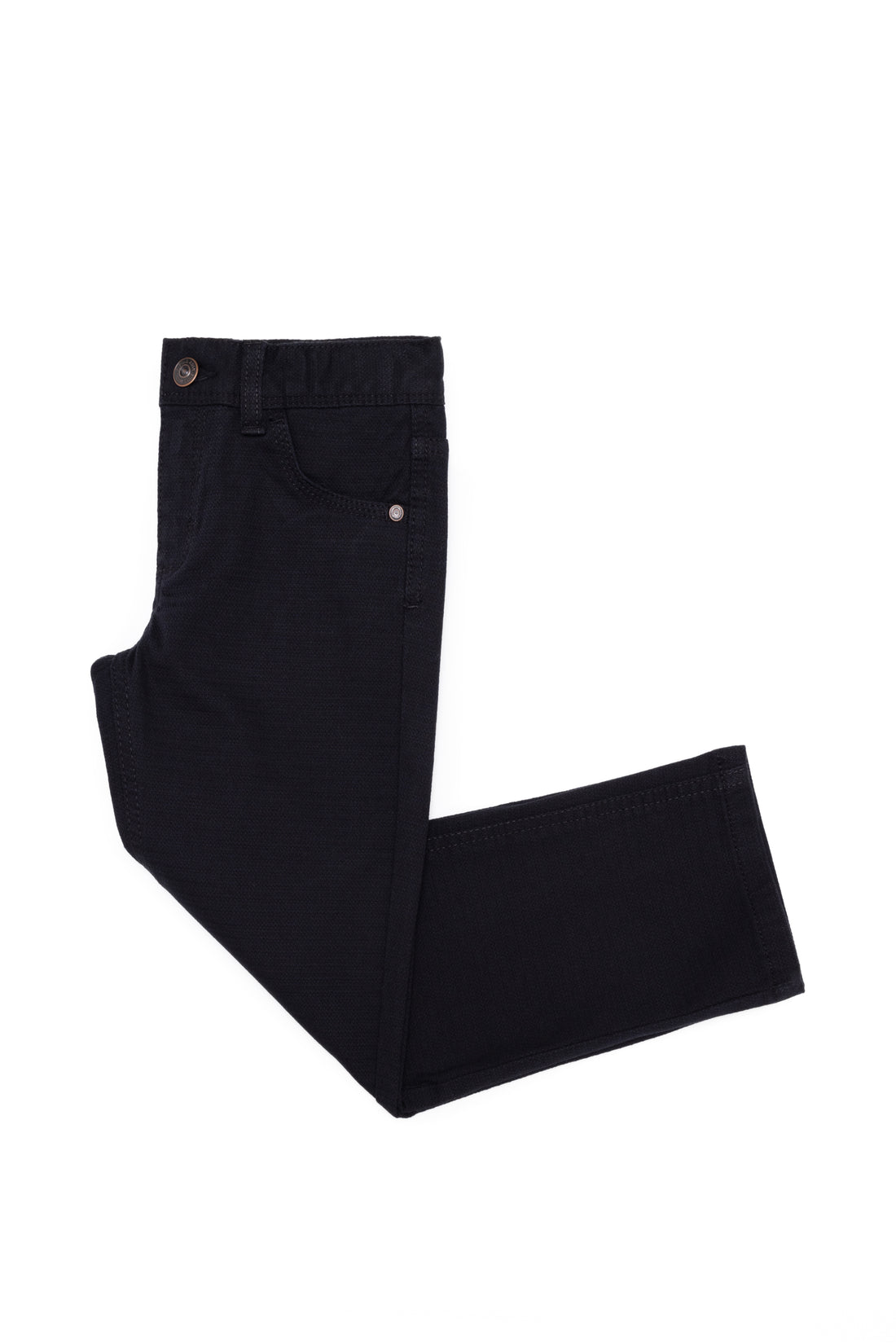 Boy's Black Canvas Pants