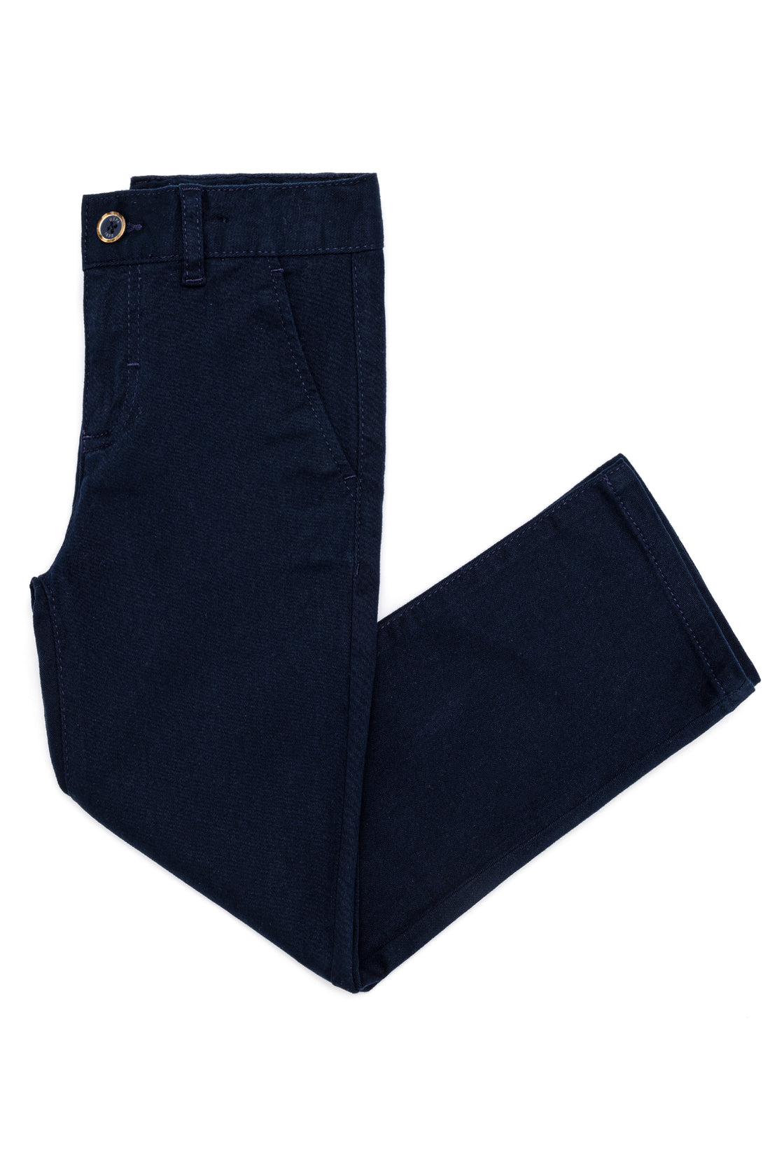 Boy's Navy Blue Canvas Pants